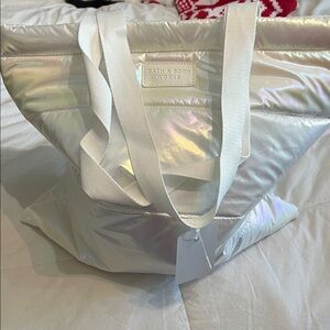 Bath & Body Works Shimmering White Tote